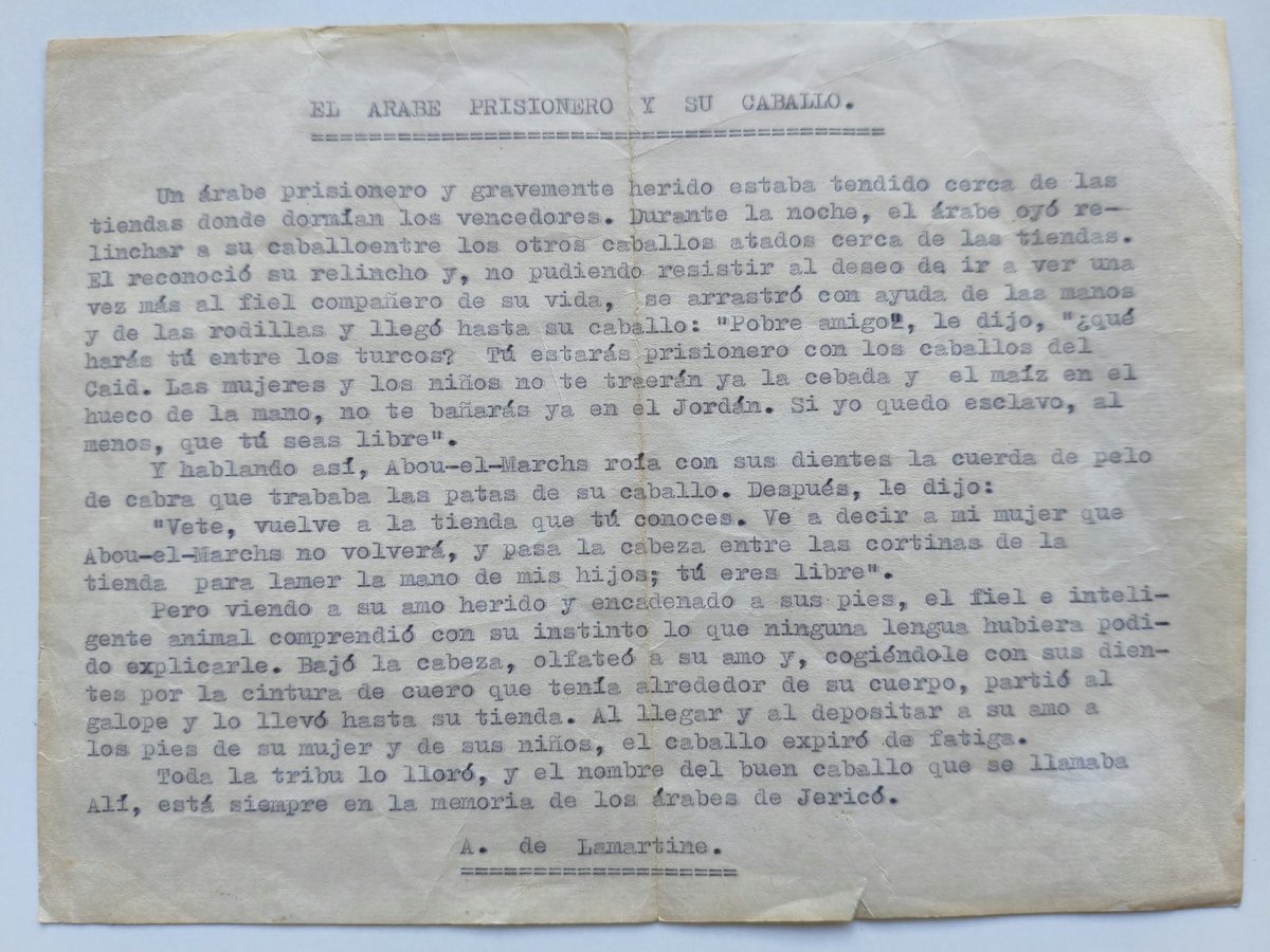 He encontrado esto dentro de «Las mil y una noches». La historia mil dos.
Mí tío abuelo Isidro era ciego («no invidente; tengo más visión que la mayoría»). Me leía en voz alta, desde sus libros en braille. Cuando me gustaba alguna de sus historias, me la transcribía a máquina.