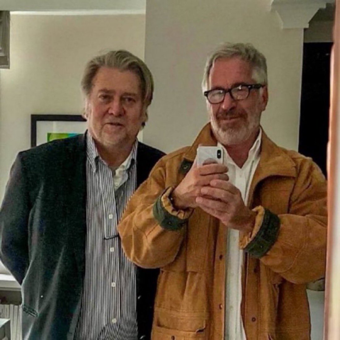 RT by @mikenov: That’s a real selfie pic with Bannon & Epstein