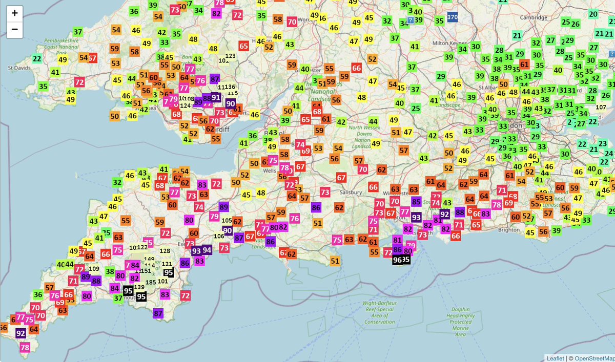 DaveThroup's tweet image. February rainfall so far.

Average total February rainfall for southern England is around 60mm.

No real sign of a prolonged dry spell.