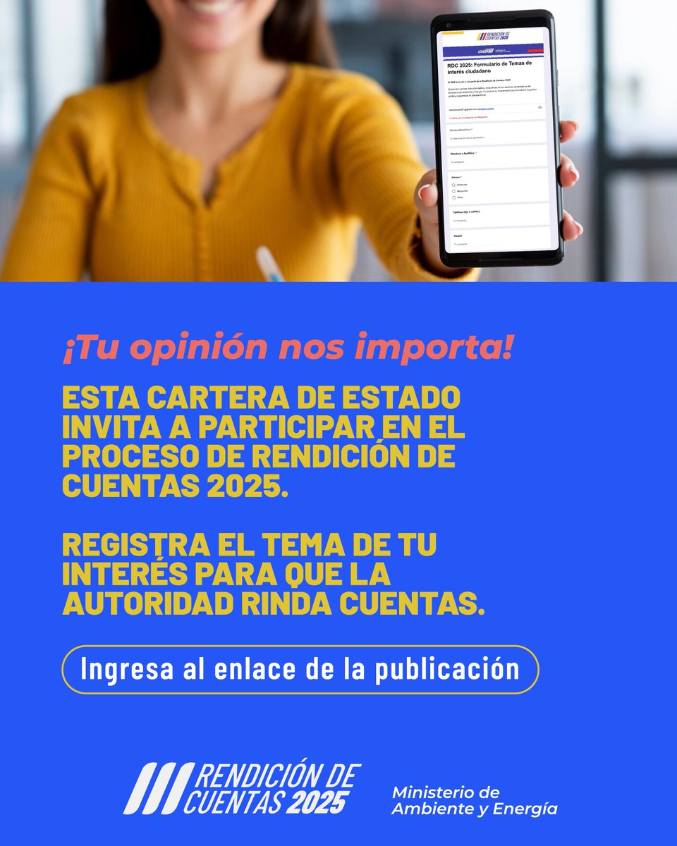 Ministerio de Ambiente y Energía tweet media