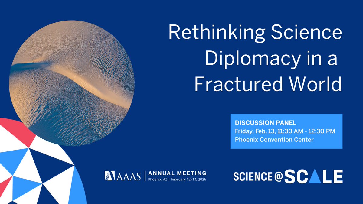 Center for Science Diplomacy tweet media