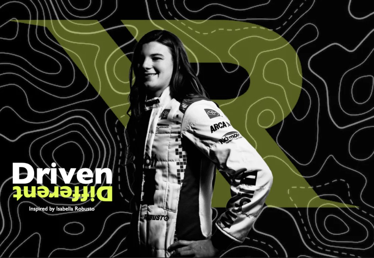 For Immediate Release:  Isabella Robusto Launches “Driven Different” — A Movement Redefining Strength, Leadership, and Opportunity in Motorsports

Read full release: bit.ly/400dXSW
For more information: bit.ly/4ksYswf

#DrivenDifferent

<a href="/ARCA_Racing/">ARCA Menards Series</a> | <a href="/Toyota/">Toyota USA</a>