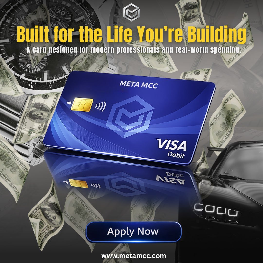 mcc_MADNESS's tweet photo. Designed for modern professionals who value access, control, and everyday usability.
The Meta MCC Visa Debit Card supports your daily spending—at work, in the city, and beyond.

Apply here:
👉 https://t.co/y2c6bXamHO https://t.co/PC286HR4nV