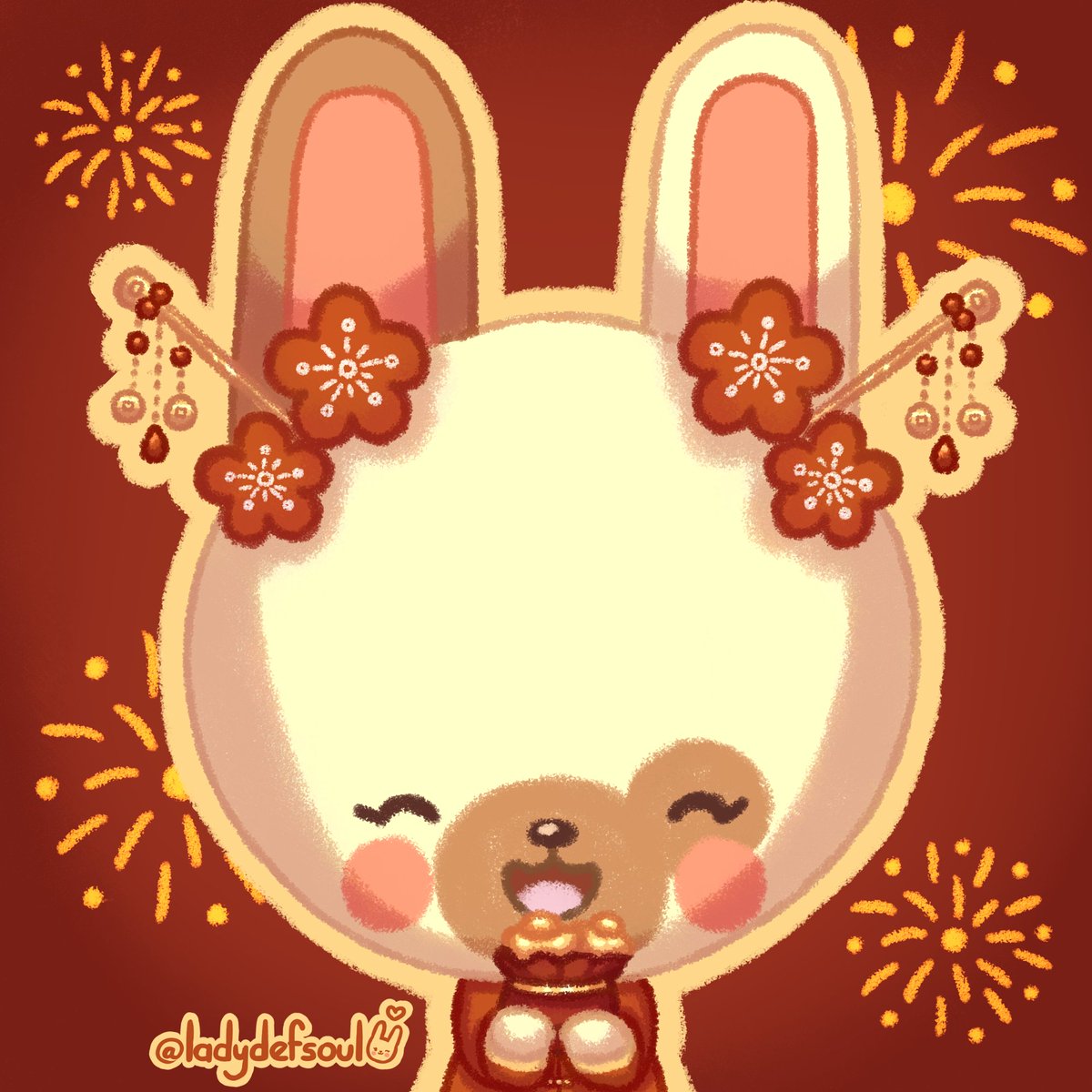 darymoonbunny's tweet photo. ✨️❤️ New pfp to celebrate the 2026 Lunar New Year ❤️✨️ https://t.co/B1ieA08hQg