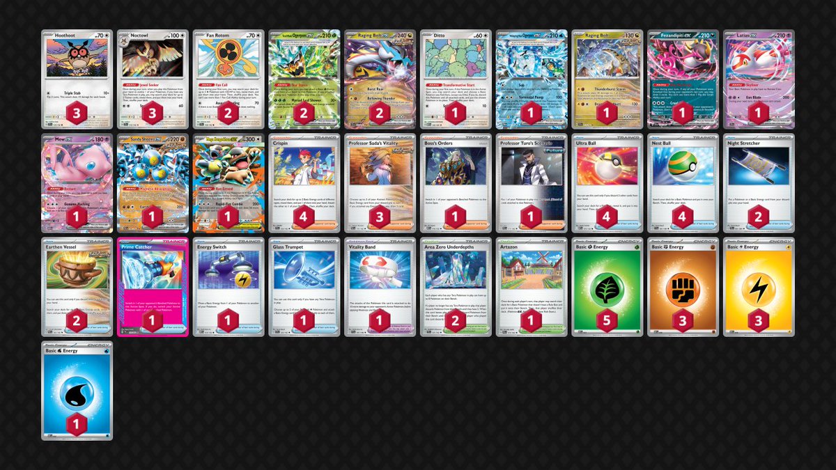 Raging Bolt Ogerpon, Santiago + Sydney Regional 2025-2026

12th Place Santiago - Yerco Valencia + 1
14th Place Sydney - Kachita Obana
15th Place Santiago - Fernando Lopez + 11