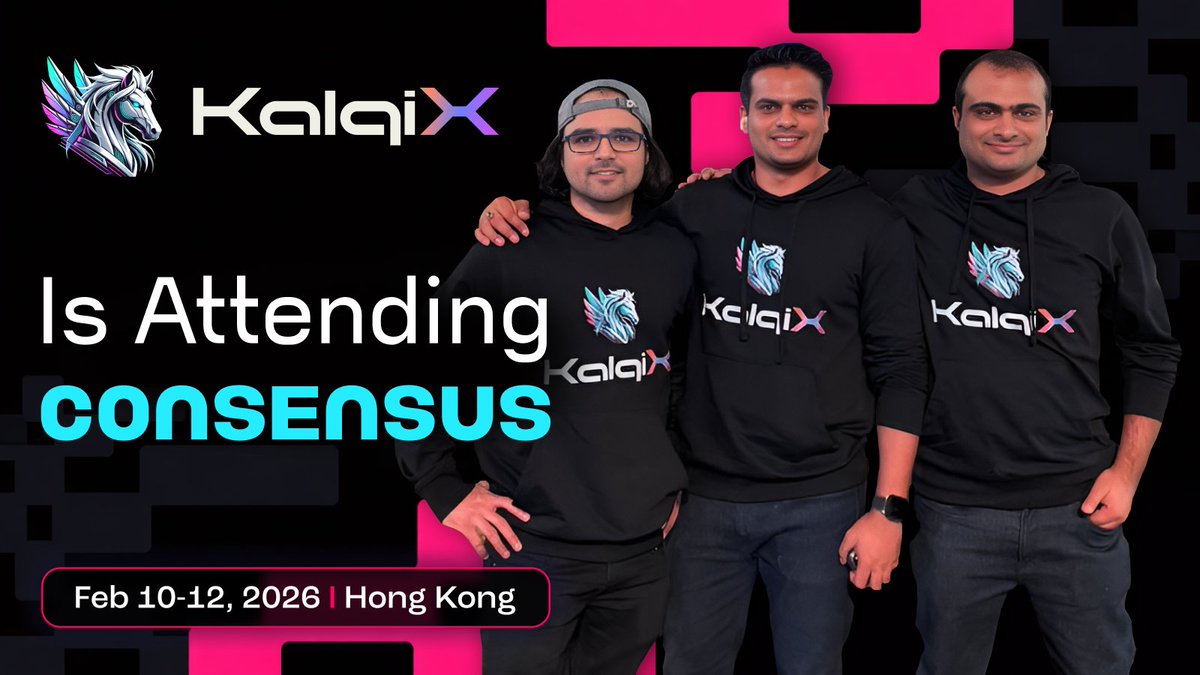 kalqix's tweet image. KalqiX is heading to Consensus Hong Kong 🇭🇰

Builders, ZK, and real DeFi conversations under one roof.

Come meet the team, talk modular privacy, and preview what we’re building next.