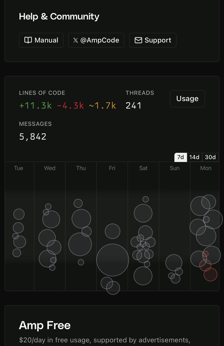 I see a shift in the force, <a href="/AmpCode/">Amp</a>