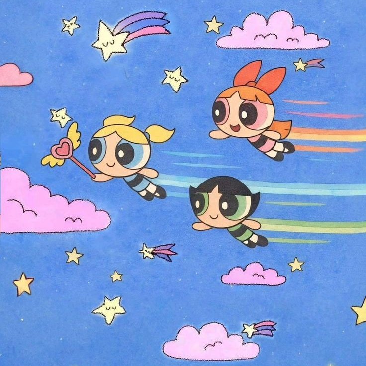 mintcigz's tweet image. willelkali as the powerpuff girls!!!