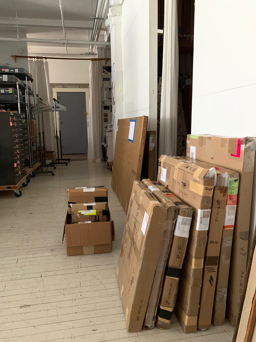 The artworks have left the foundation and are headed to Shamnoski Gallery. We are counting down to the opening this Thursday. RSVP to Shamnoski Gallery for the opening reception of “Jon Schueler: Moods and Memories.”

#Jonschueler #shamnoskigallery