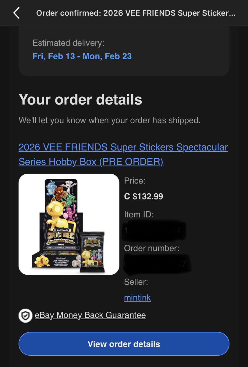 andersjpeg's tweet image. i have finally pulled the trigger. my first box of any sort from @veefriends. i have yet to rip any @VeeFriendsCards physical product. 

thank you @mintink10 for allowing me the opportunity. 🫶🏻 

hey, @MikeJY1984 - i’m getting scent of a vvvvlbc already? 👀🐈‍⬛ 

i’m so excited. 😊
