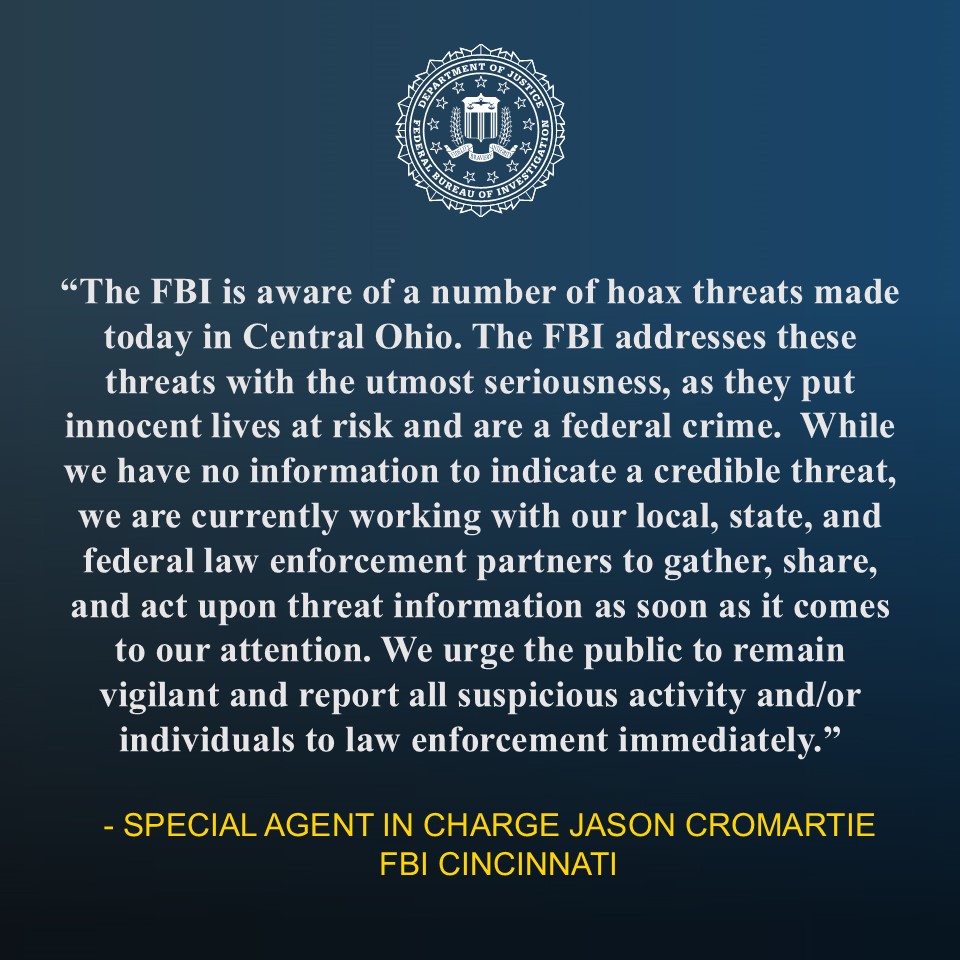 FBI Cincinnati tweet media