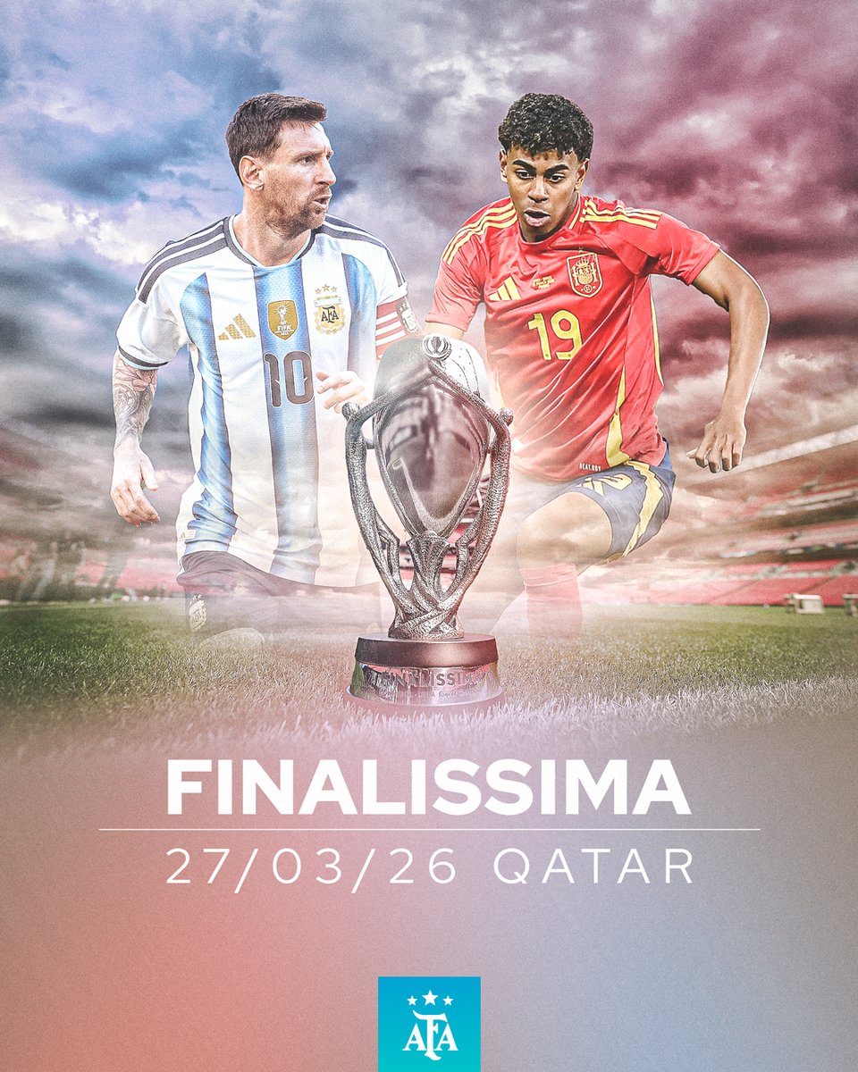 🏆 #Finalissima2026 Acreditaciones de prensa para el encuentro entre #Argentina 🇦🇷 y #España 🇪🇸 

📝 afa.com.ar/es/posts/acred…