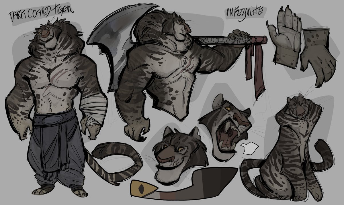 DARK COATED TIGERN 🐅⬇️