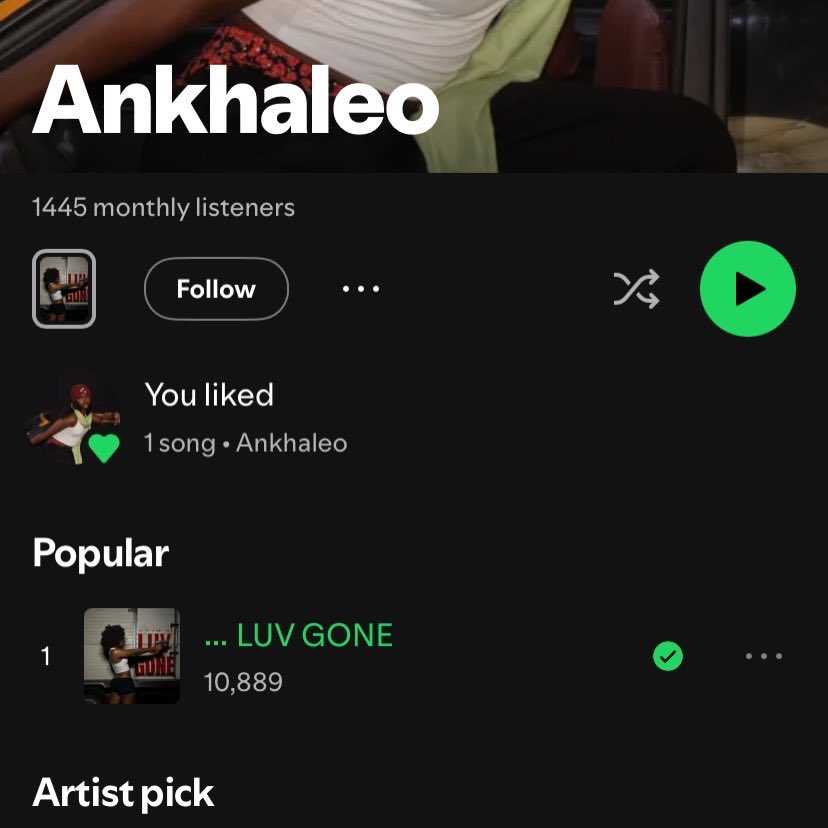 Celebrating 10K streams of ‘Luv Gone’ with a sweet treat! 🎉✨ Thank you all for the incredible love and support — this journey is just beginning! 💖