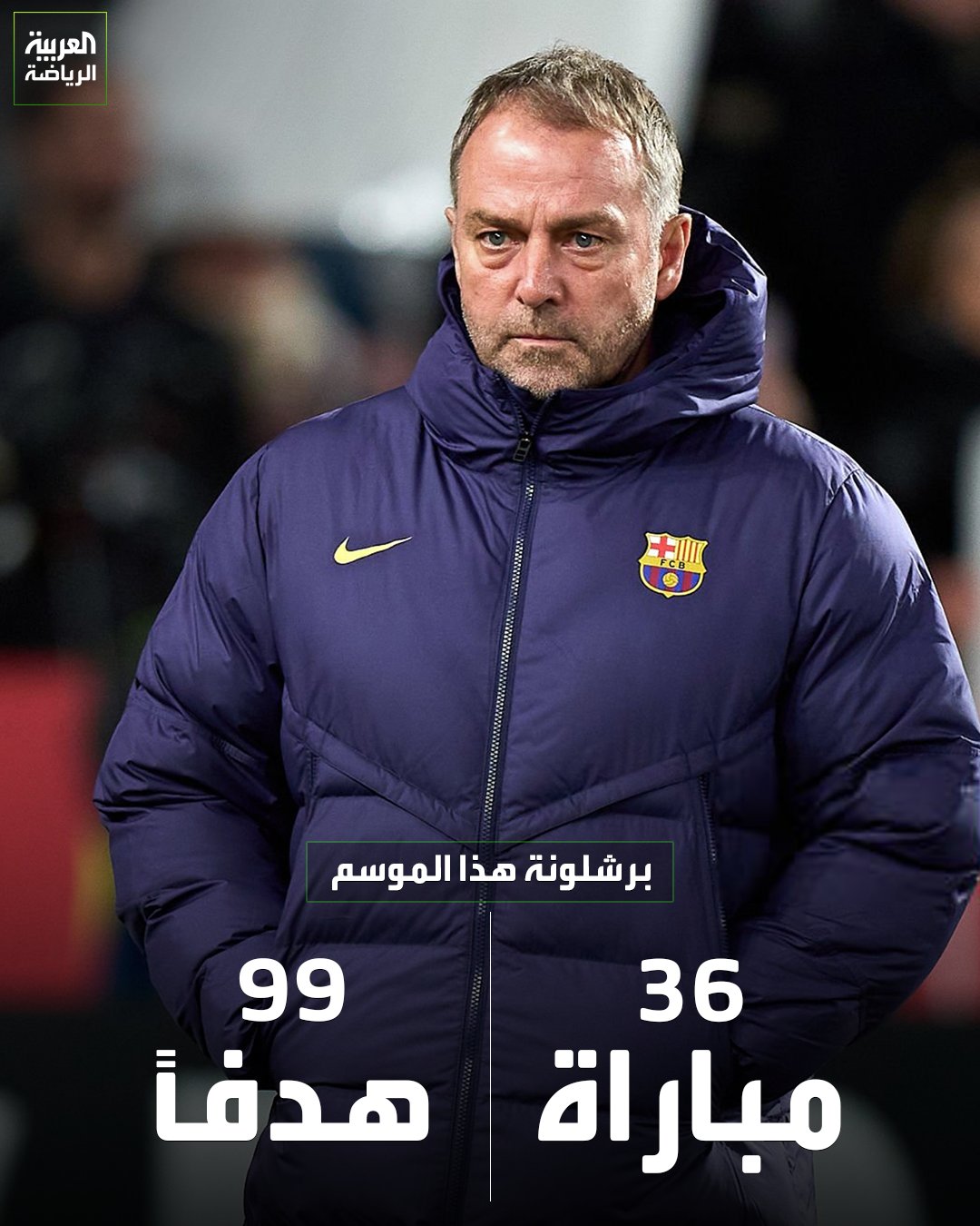 هدف واحد يفصل برشلونة عن المئوية هذا الموسم. الفريق وصل للمئوية الموسم الماضي خلال 32 مباراة فقط 