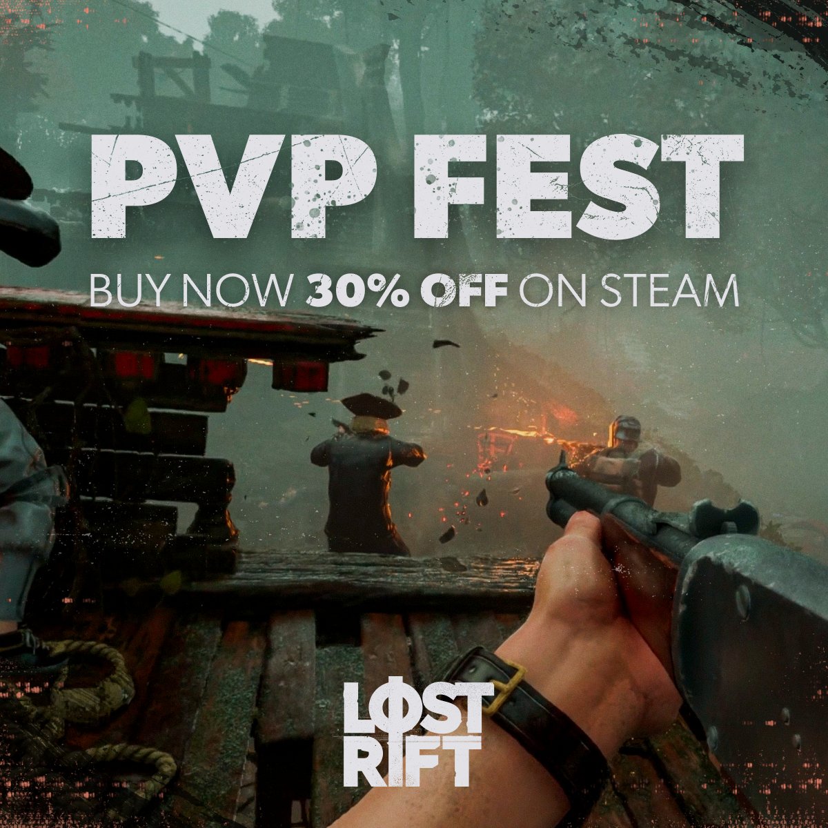 LostRiftGame's tweet photo. We're celebrating @Steam PVP Fest with a 30% discount - get it now! https://t.co/CSrgCsHpMf