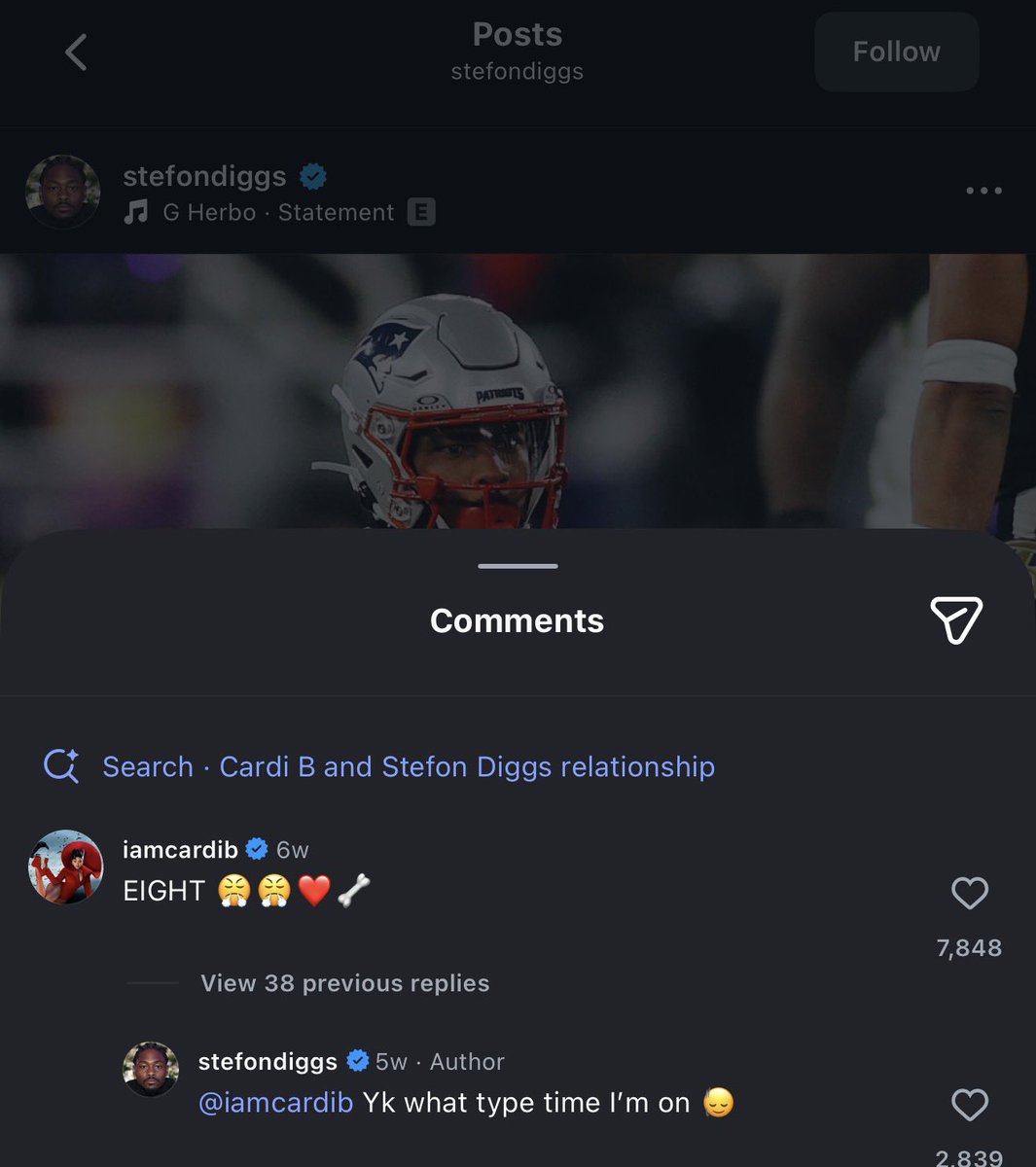 ms_sammieg's tweet photo. @itz_taser Lol see the real post and comment!! A quick search on his page will show this! Not to mention this was posted December 29. https://t.co/cFPz0C3Qax