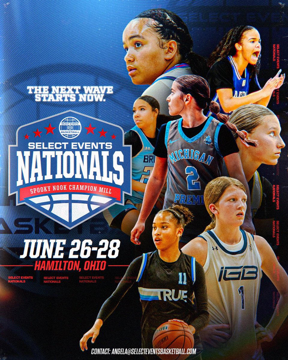 SelectEventsBB's tweet photo. Select Nationals is BACK ‼️

Undisputed Finals will be front and center at the best grade school event in the county in 2026 🔥

🗓️ June 26-28
📍 Hamilton, OH https://t.co/x5ZYrAGQ3k