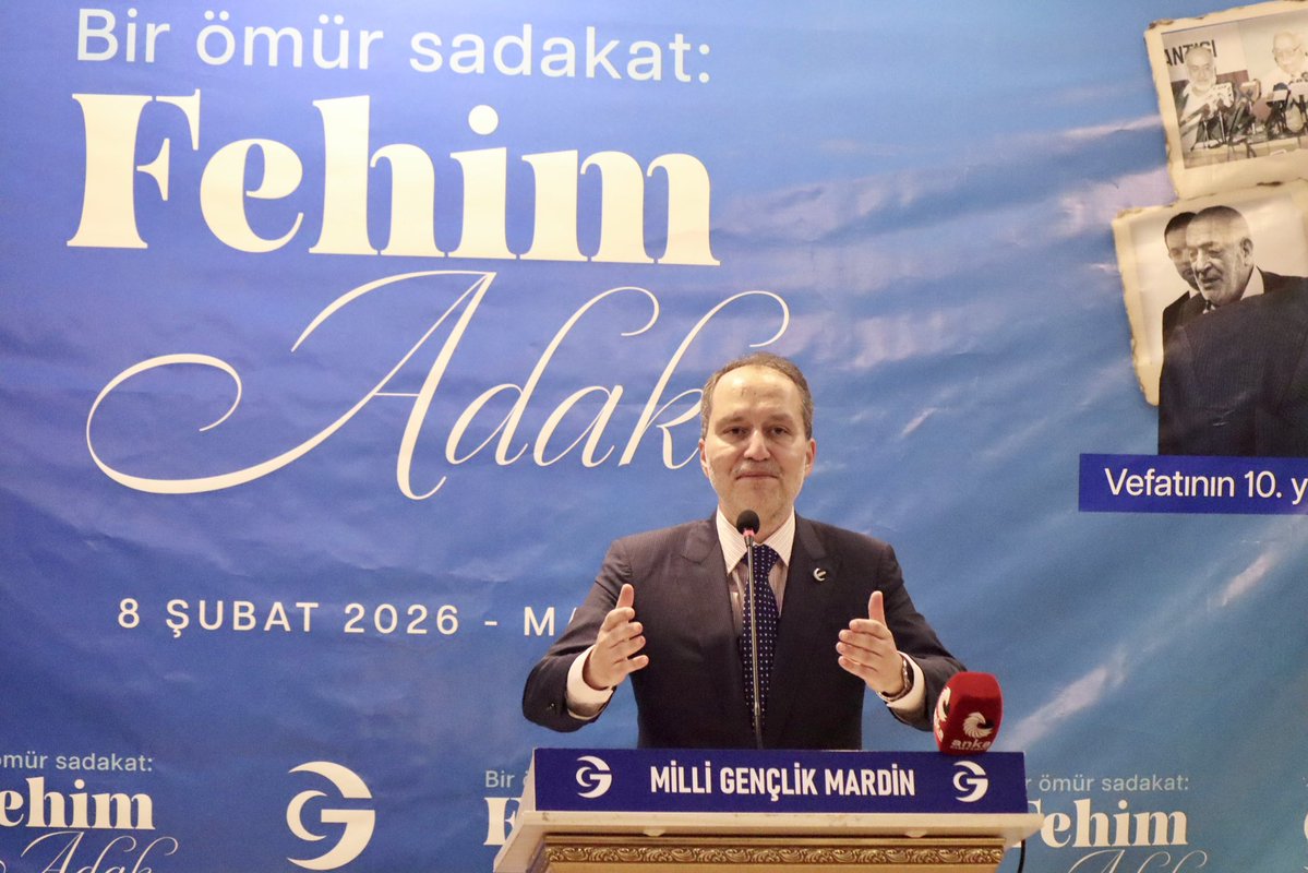 Büyük dava adamı, Milli Görüş çınarı Fehim Adak büyüğümüzü memleketi Mardin’de, Milli Gençlik Derneğimizin düzenlediği programla andık. Allah makamını alî eylesin.