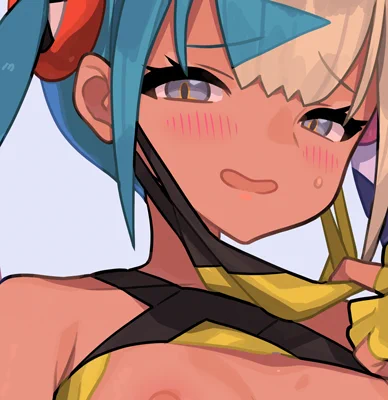 高解像度版、ほぼ裸verを下記に投稿しました。 FANBOX: FANBOX(PSDファイル): fantia: Patreon: Patreon(PSD file):