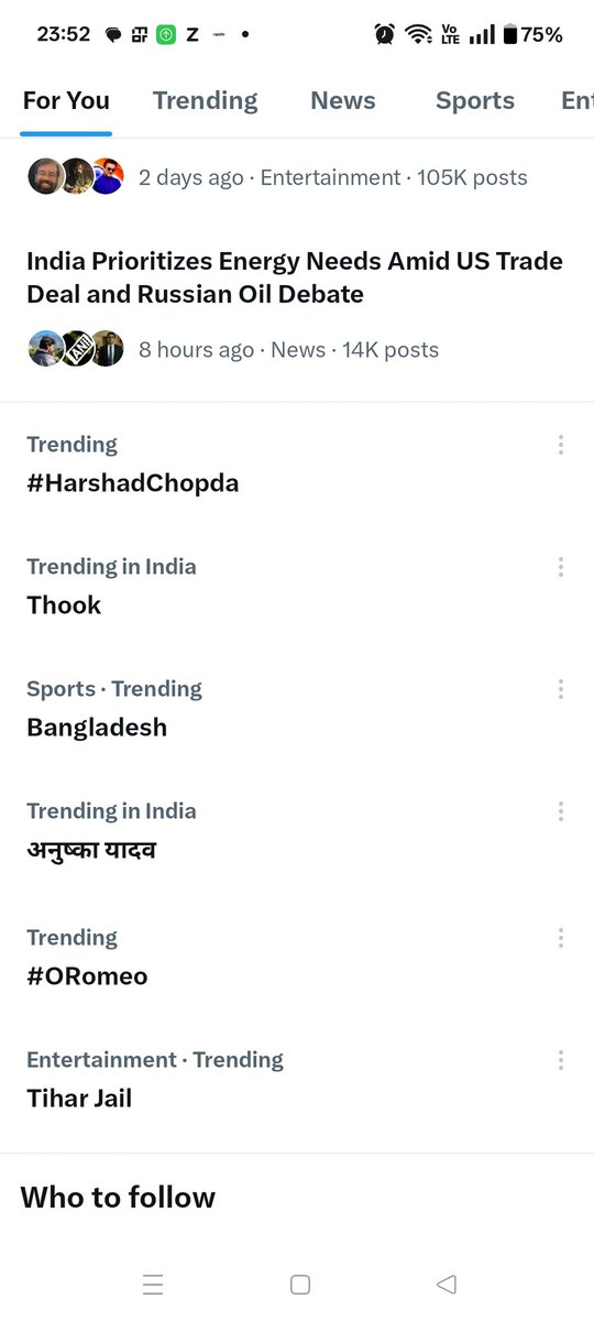 One glimpse and the tradition continues 🥳 
#HarshadChopda trending at top spot in India 🔥🔥🔥🔥