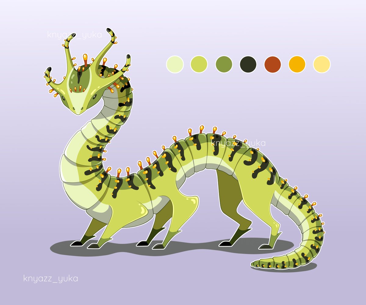 Fixed Price Adopt
Dragon Caterpillar 🐉

Furaffinity: furaffinity.net/view/63949795/
DeviantArt: deviantart.com/knyazzyuka/art…

#adoptable #fixedprice #dragon #beast #caterpillar #hybridadopt
