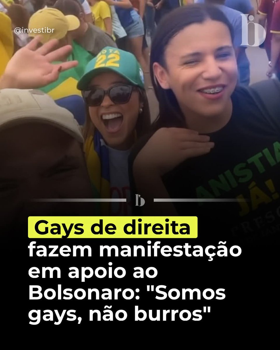Um grupo de gays bolsonaristas realizou uma caminhada em manifestação de apoio ao ex-presidente Jair Bolsonaro, gerando grande repercussão nas plataformas digitais. O evento serviu para reforçar a ideia de que a orientação sexual de um indivíduo não determina suas convicções