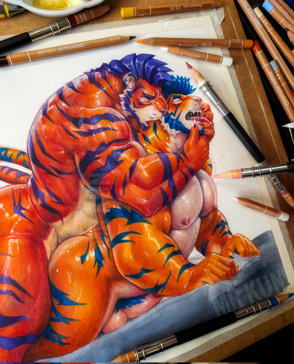 Love's in the air (and thick tiger musk) 🐯❤️