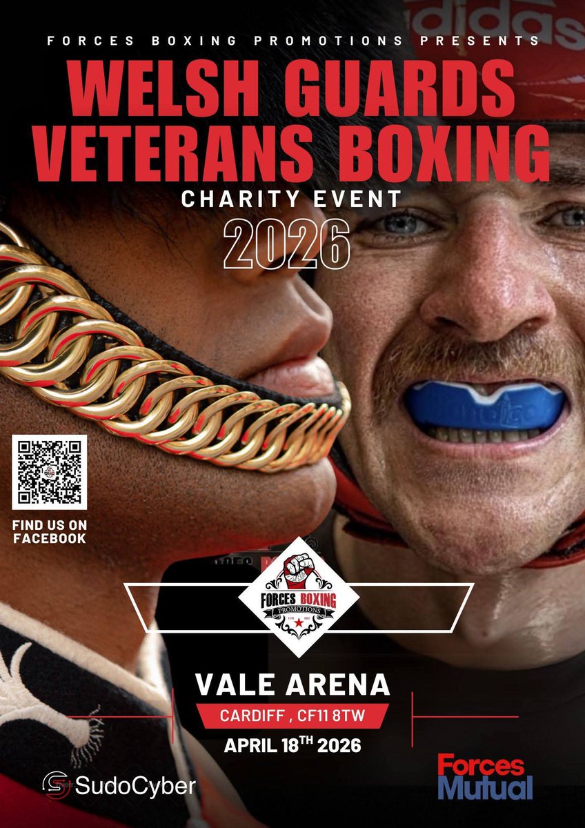 Forcesboxing's tweet photo. ⭐⭐⭐ VIP TABLES ARE SOLD OUT ⭐⭐⭐

STANDARD Tables are available for our upcoming show "Welsh Guards Boxing Charity Event" on April 18th at The Vale Arena, Cardiff.

It's set to be a brilliant night of Boxing all whilst raising ££££ for the Fantastic Welsh Guards Charity. https://t.co/0ilutMk2Zx