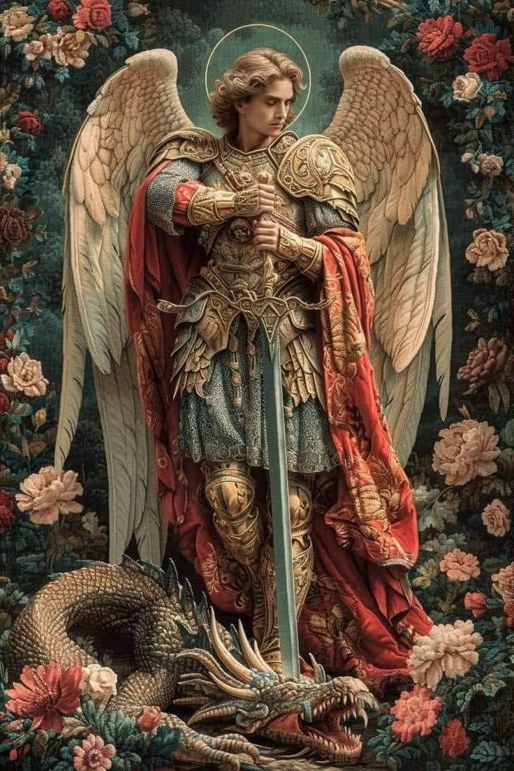 JustAdaugoijele's tweet photo. When the Devil comes with the thunder of his might, Saint Michael the Archangel , defend me 🙏 https://t.co/WbDxPrlF3a