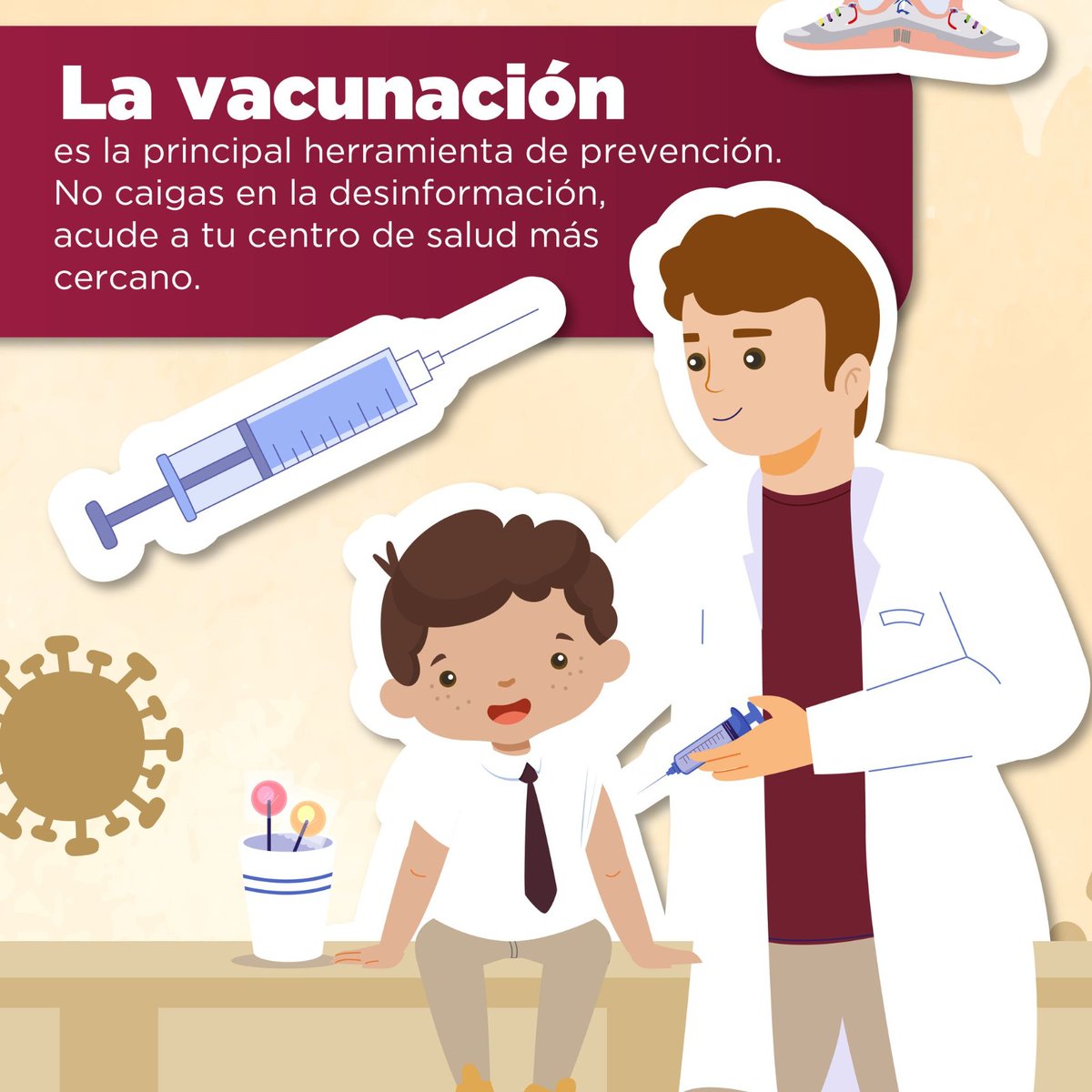 Cbt2Ixtapaluca's tweet photo. 👀 El sarampión no distingue edad ni escuela.
🛡️ Mantenerte vacunado es parte de cuidarte y cuidar a los demás.
#SaludEnComunidad #PrevenirEsSalud https://t.co/txO0M03ZAy