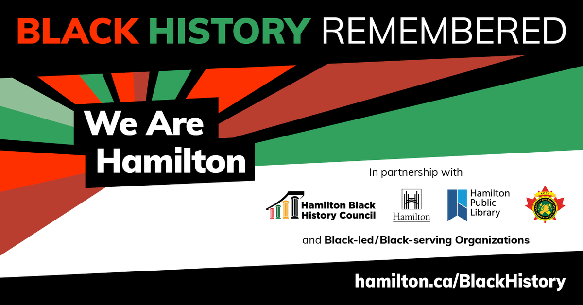 The historical contributions and achievements of 21 Black Hamiltonians will be showcased during #BlackHistoryMonth in select City facilities, including Hamilton Public Library branches, recreation centres and City Hall. Hamilton.ca/BlackHistory