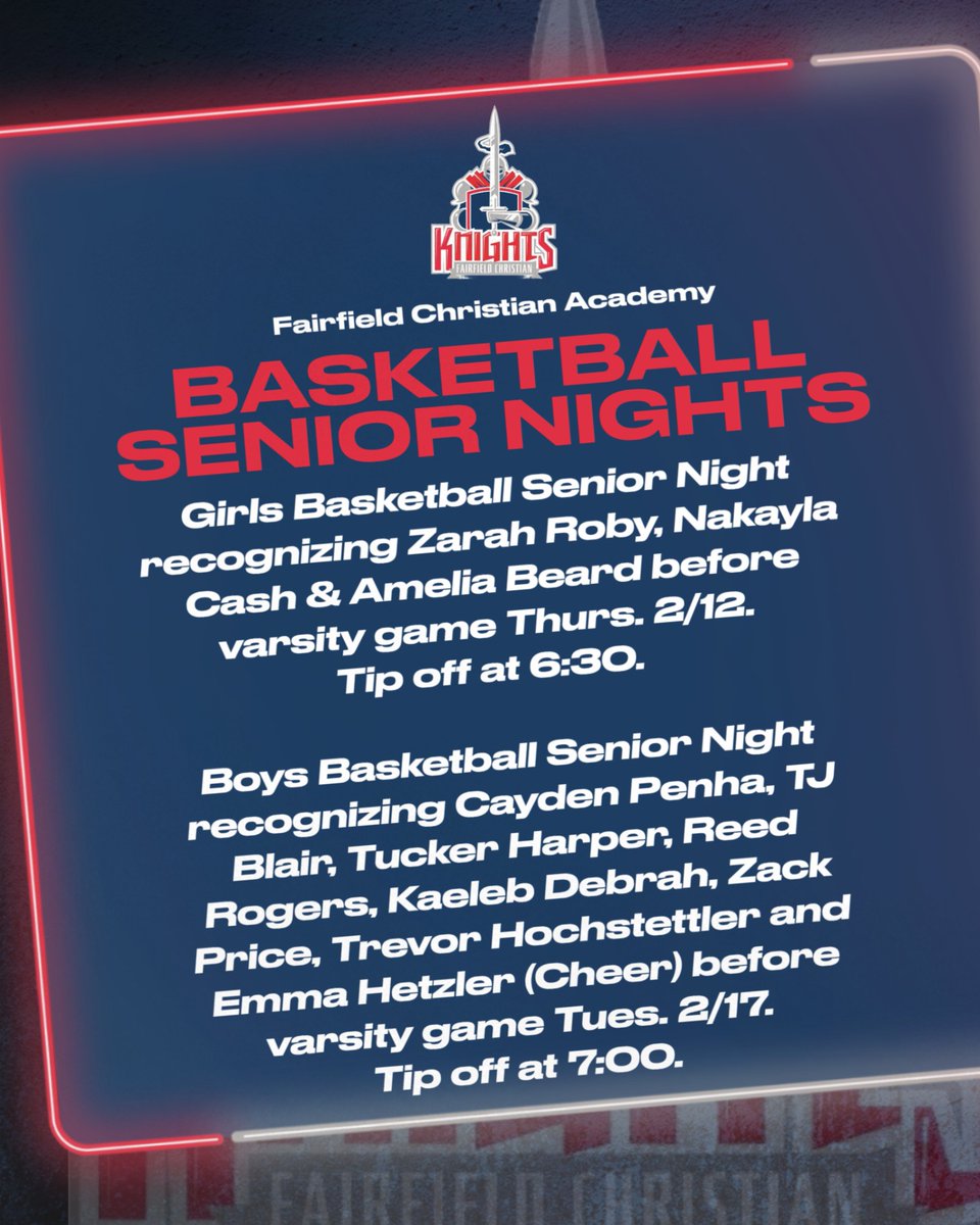 Fairfield Christian (@fcaknights) on Twitter photo 