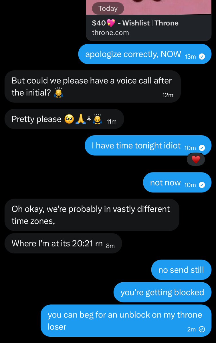 broke4madi's tweet image. an example of an unworthy and time wasting “sub” lol don’t be like him!