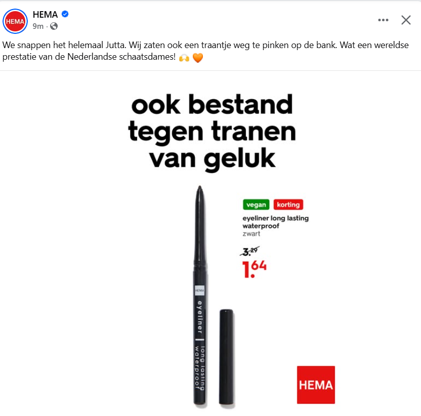 🏅En ook GOUD voor <a href="/Hema/">HEMA</a>!!!!