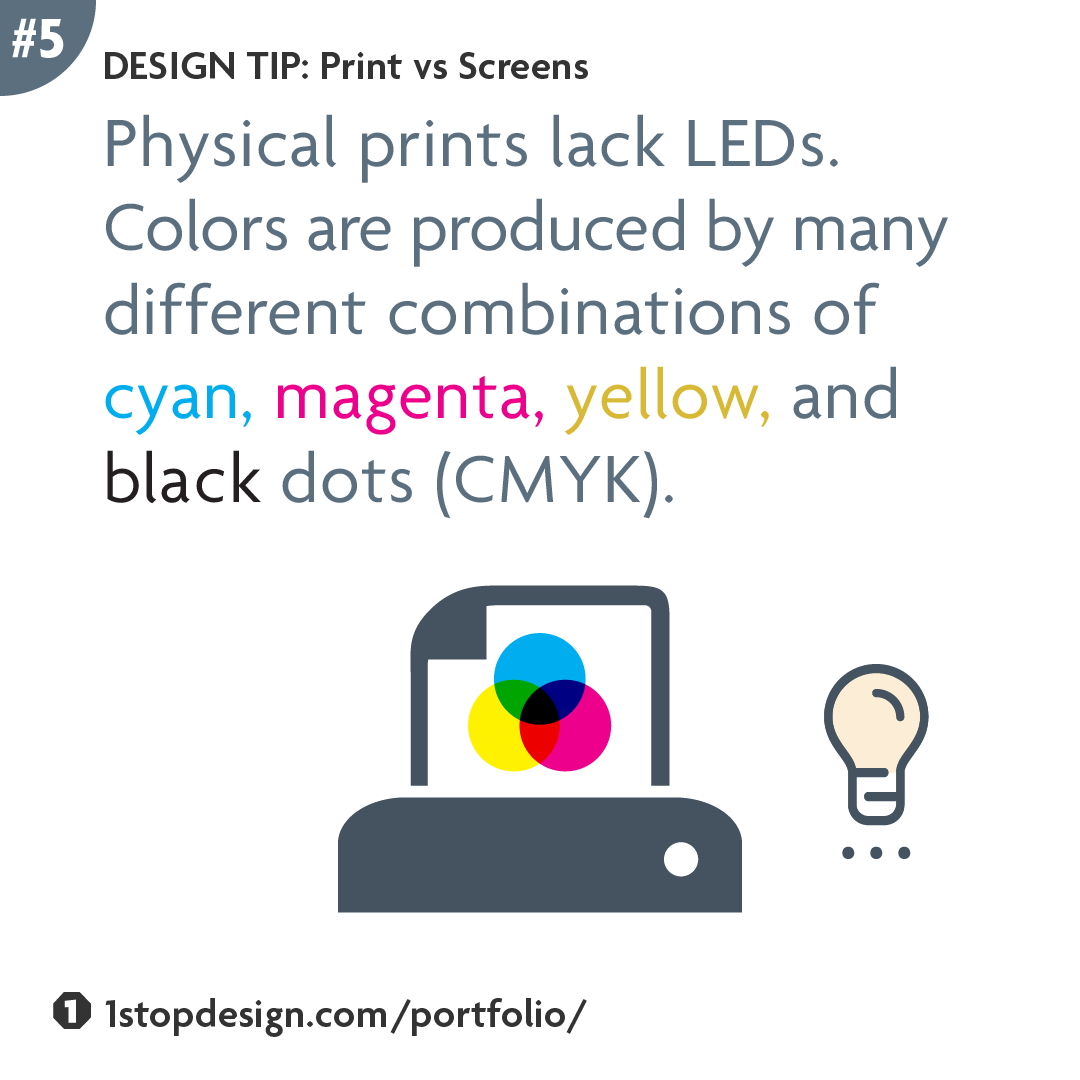 1StopDesignShop's tweet photo. Designer Tip #5

Print uses ink, not light.
CMYK colors behave differently than RGB, which is why screen colors shift in print.
👉 https://t.co/FdAiYGG3jk

#DesignTip
#CMYK
#PrintDesign
#GraphicDesign
#ColorTheory
#BrandDesign
#DesignEducation
#1StopDesignShop https://t.co/EqcUmCyHey