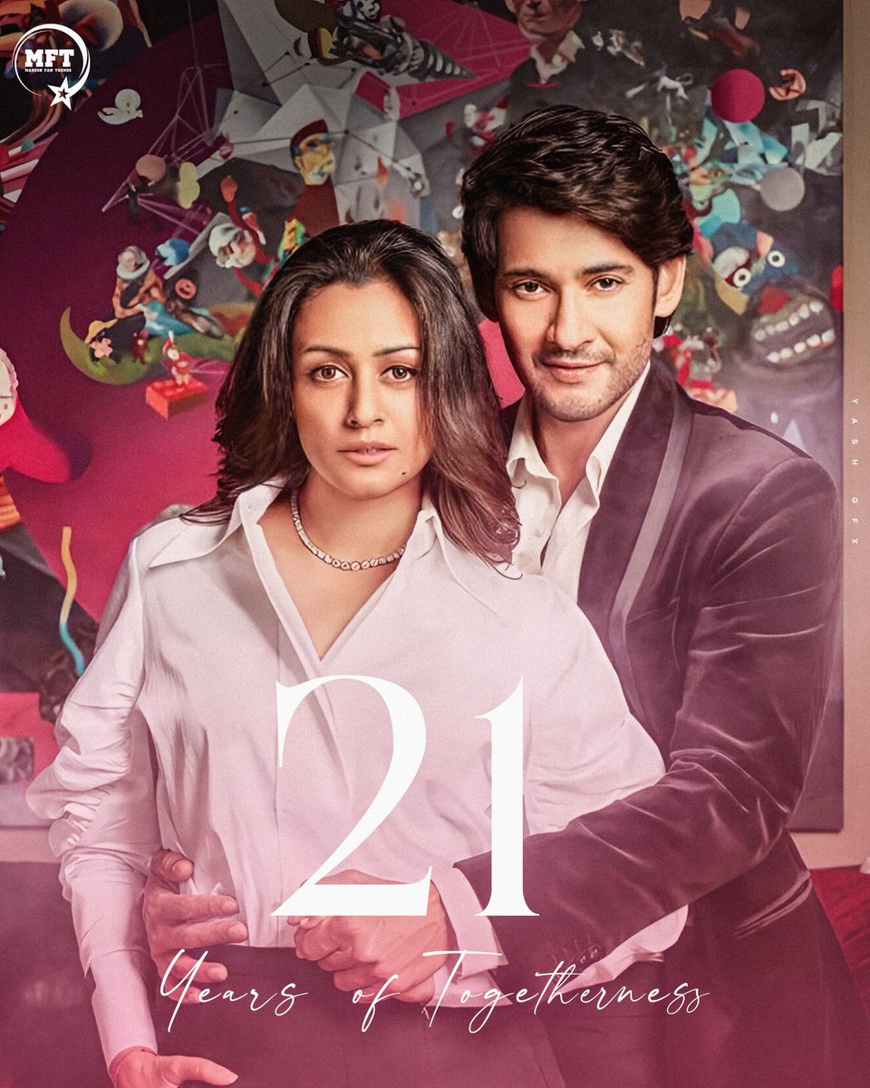 Every moment together is a celebration of love, and a promise made 21 years ago with the union of two souls ♥️♥️ Happy Wedding Anniversary <a href="/urstrulyMahesh/">Mahesh Babu</a> and <a href="/urstrulynamrata/">Namrata shirodkar</a> 🤗