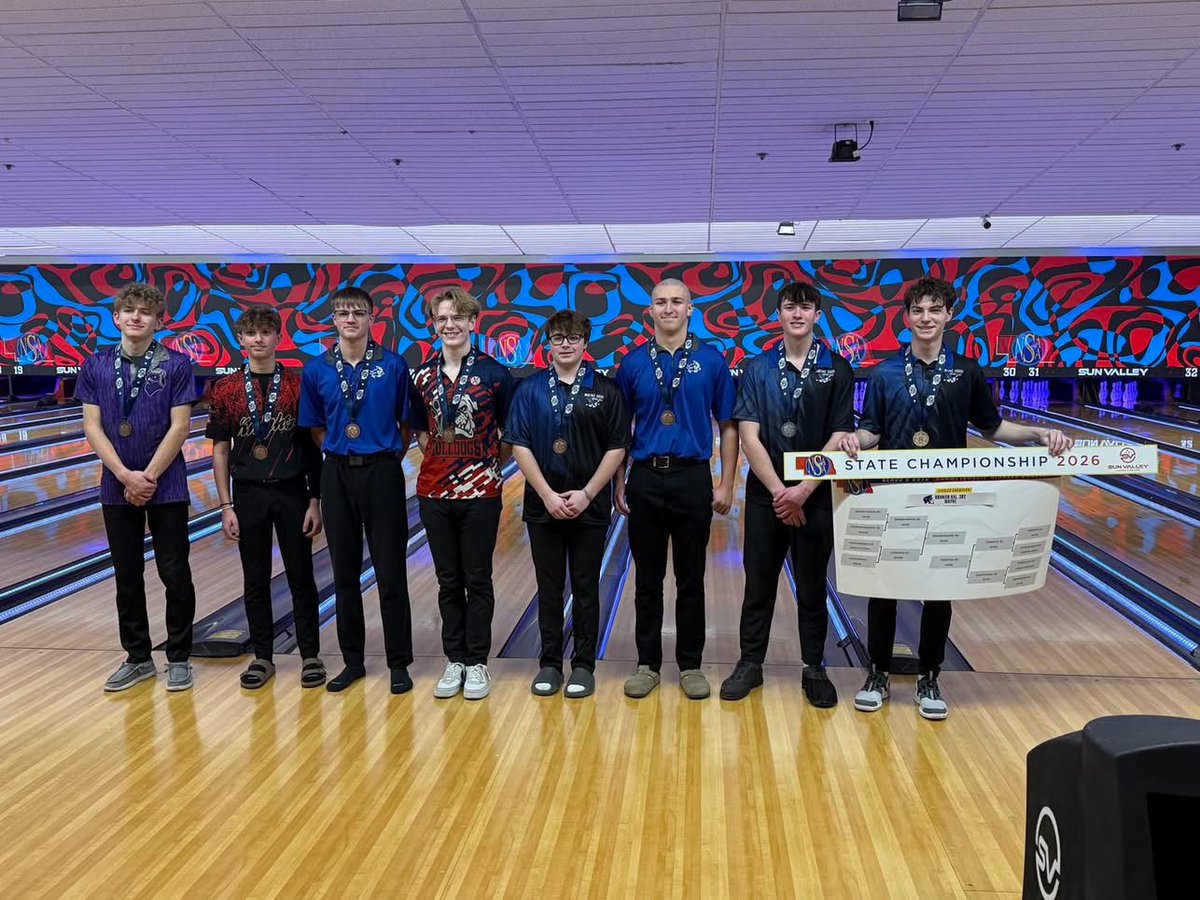 Congratulations to your Class B 5th place individual bowler, Colter S.! Way to bowl, Bulldog!! Shout out to Landon T-P on a great day also! Way to represent. We are incredibly proud of you!