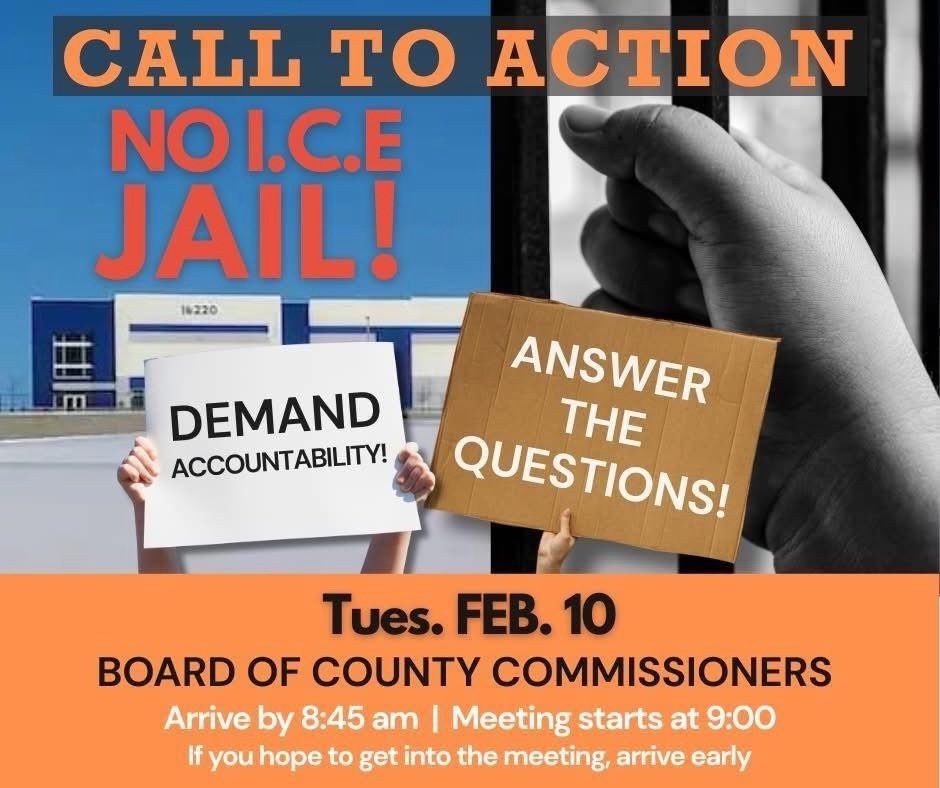 Why do Washington County Commissioners support the #Hagerstown ICE processing center? Protest Feb 10th!