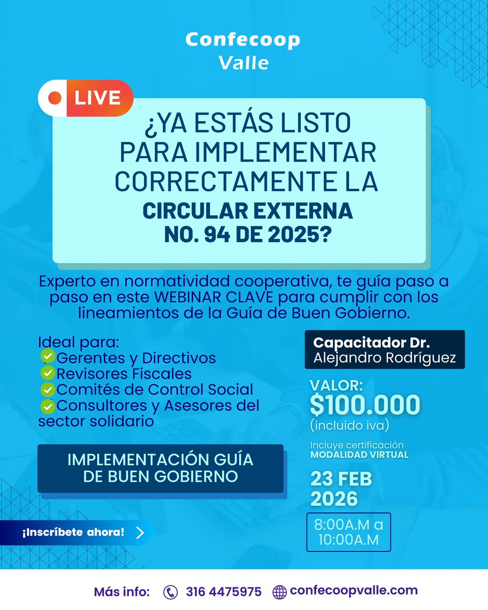 Confecoop Valle tweet media