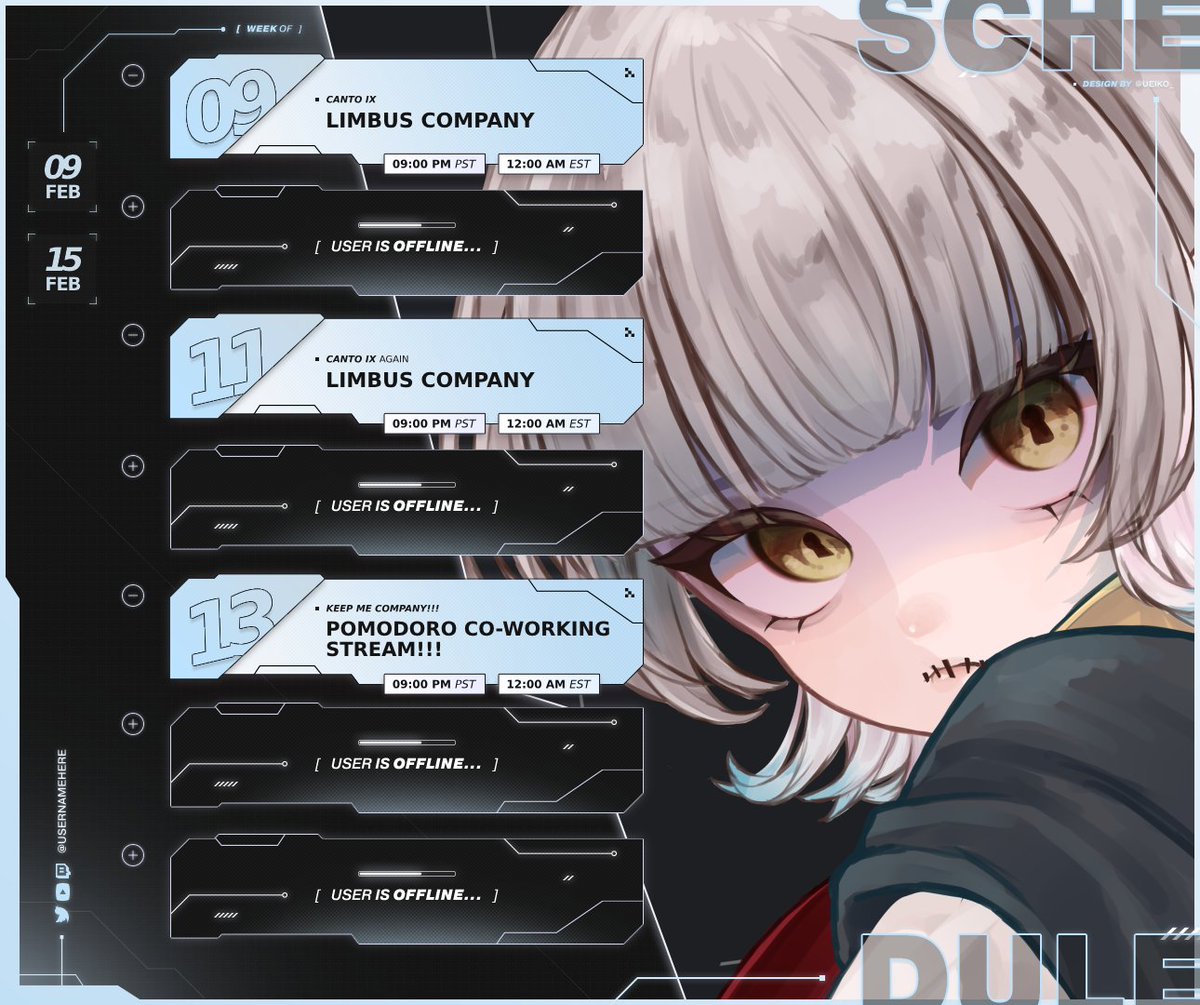 New schedule just dropped!