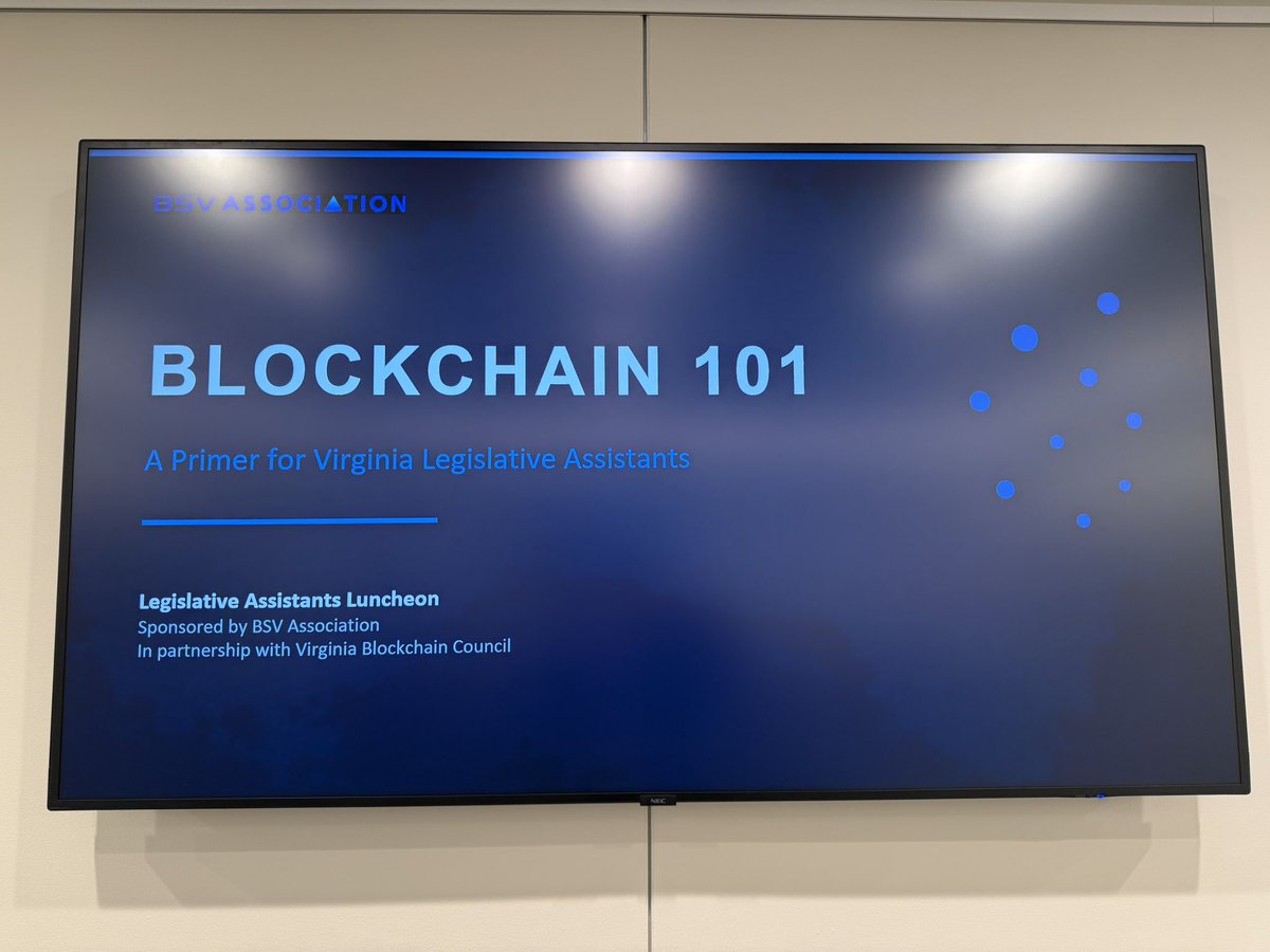 Virginia Blockchain Council tweet media