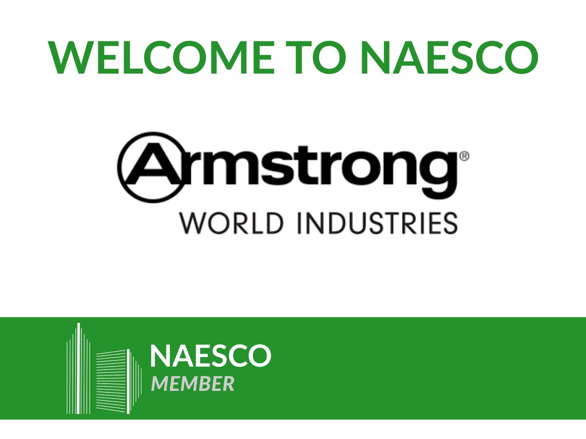 NaescoNews's tweet photo. NAESCO welcomes Armstrong World Industries as an Energy Service Affiliate Member company! https://t.co/RoLeuUbfP1 https://t.co/arq0YuPXfB