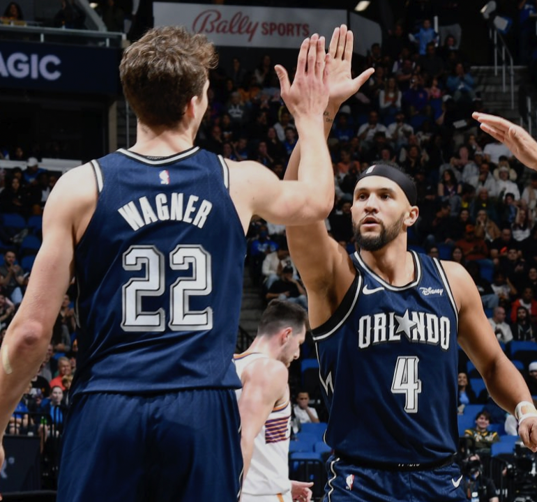 Tonight is the first time the Orlando Magic will have all of Franz Wagner, Paolo Banchero, Jalen Suggs and Moritz Wagner active in 467 days.

When all four players play 10+ minutes in a game, the Magic are 55-39 all-time (41-22 since 2023-24).

Additionally, when all four play