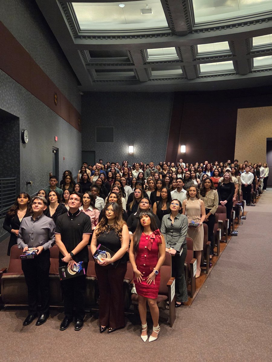 UTEPNursing's tweet photo. Congrats to the incoming Spring 2026 Professional Nursing students! 162 students were presented with a stethoscope at the Professional Induction Ceremony on February 6, 2026. #UTEPNursing⛏️ https://t.co/pZ8n7OOv5P