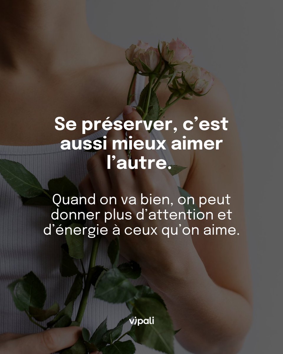 Vipali_prev's tweet image. L’amour, c'est aussi prendre soin de soi, chaque jour, pour mieux être présent et disponible pour ceux qu’on aime ❤️ 
Physique, mental, émotionnel : chaque geste compte, pour soi et pour l’autre.

Lien de l'app en bio 📲 

#AmourDeSoi #SaintValentin #Vipali #BienÊtre #SelfCare