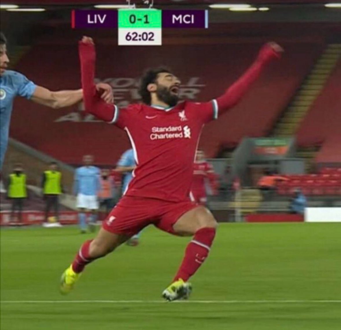 DxBruyneSZN's tweet photo. Mo Salah genuinely has no shame https://t.co/iC3UykUtR1