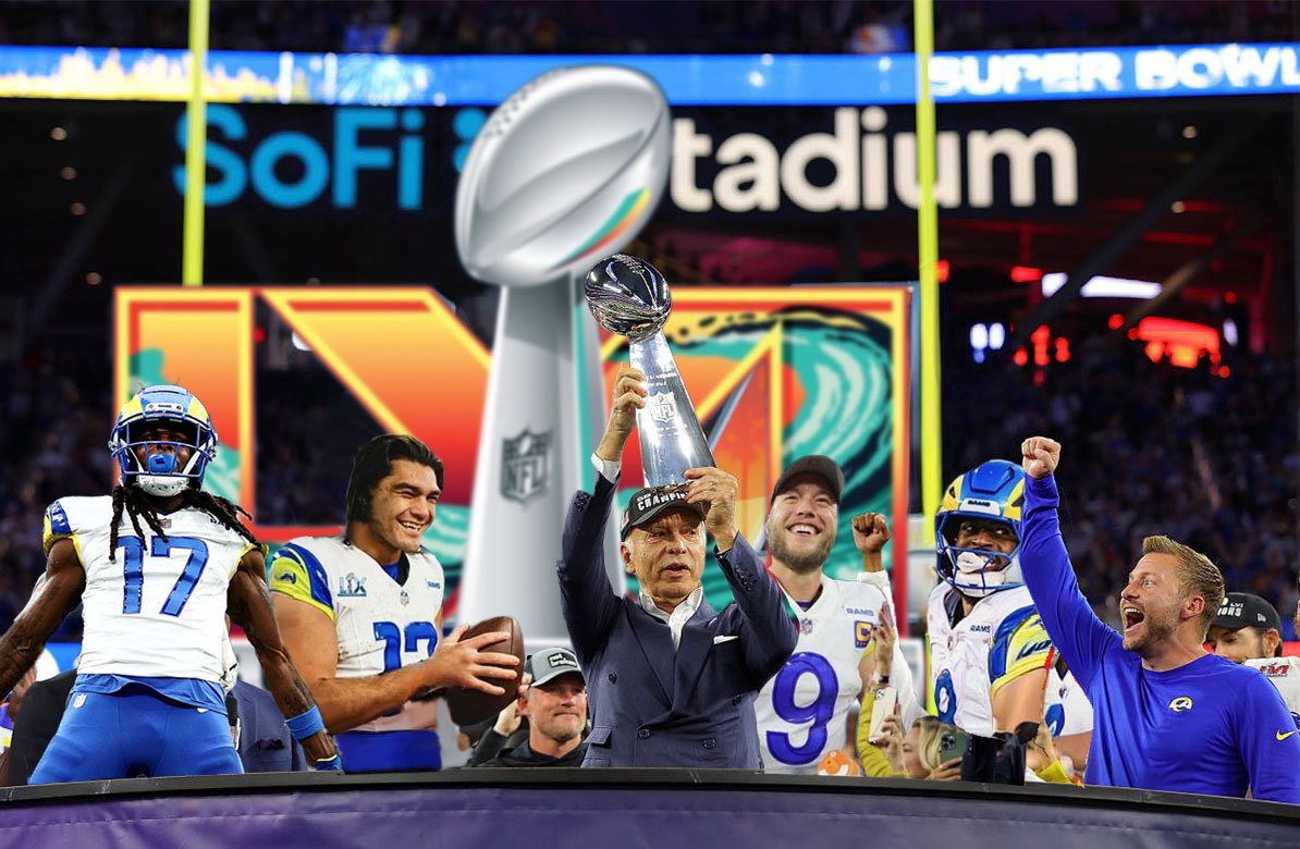 roblespan's tweet image. I’m calling it! #LARams winning the @SoFi #SuperBowl next year!