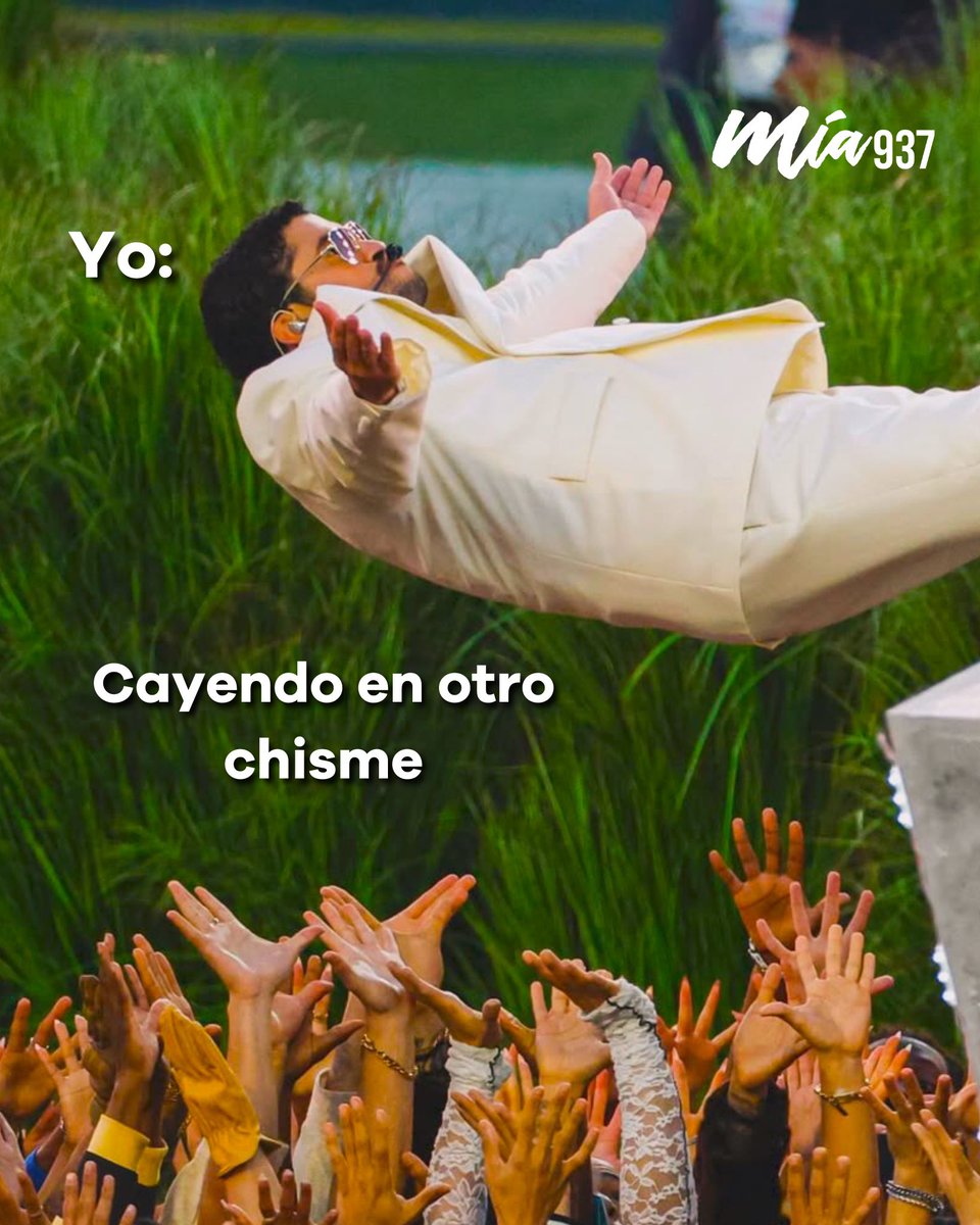 Mia937's tweet photo. Sigan en los comentarios 😂⬇️ 

#badbunny #tendencia #cayendo #migajero #superbowl https://t.co/ufxIvqqt0F