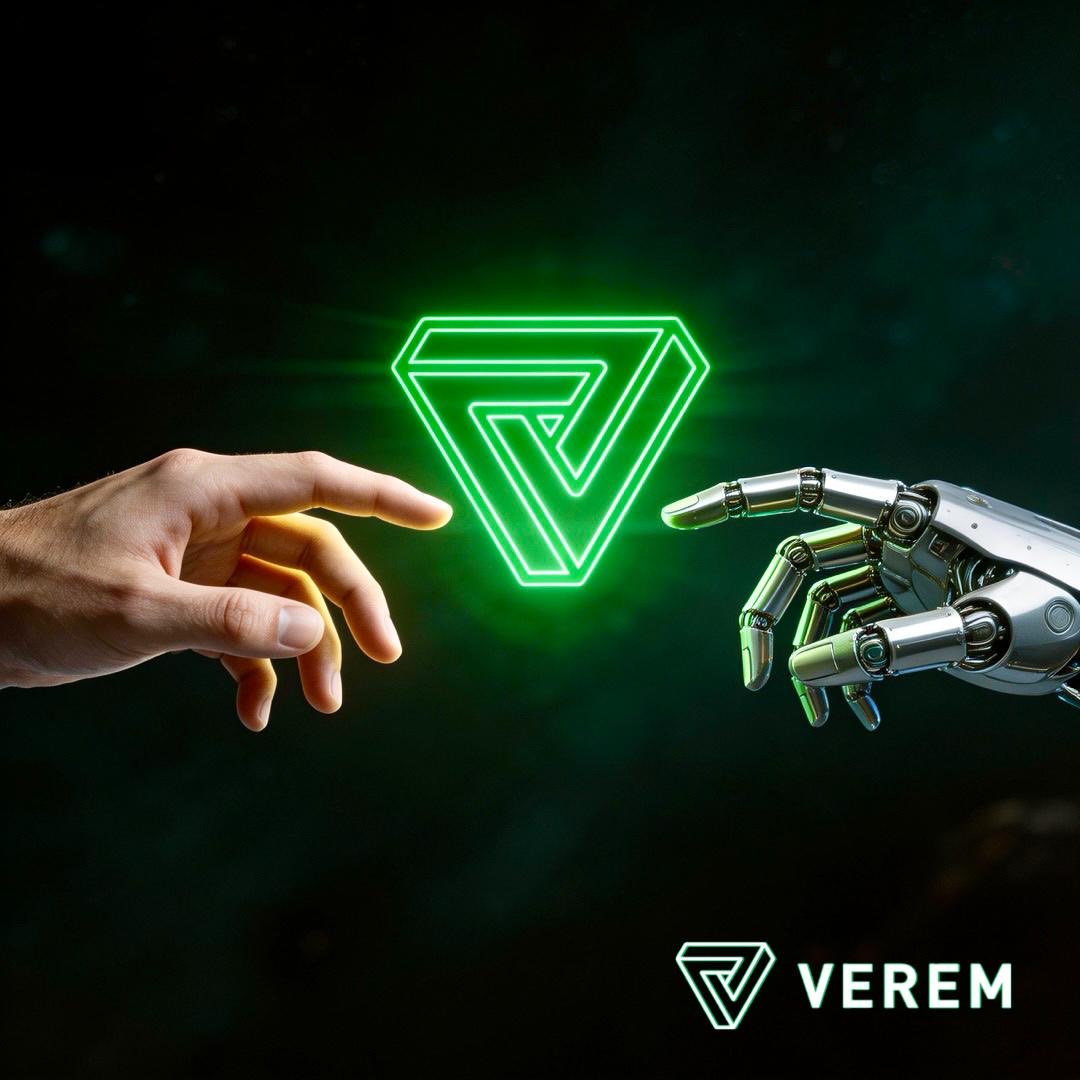 Building bridges between human intelligence and advanced technology.
VEREM leading the new era.

#VEREM #Blockchain #Technology #RWA #Future